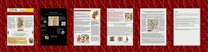 Pic 12: Downloadable 6-page PDF file on Xochiquetzal (original in Publisher), prepared by Julia Flood